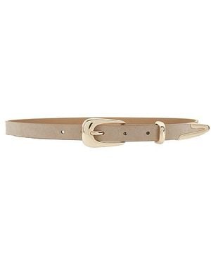 Ettika Liquid Metal Western Belt - Weiß
