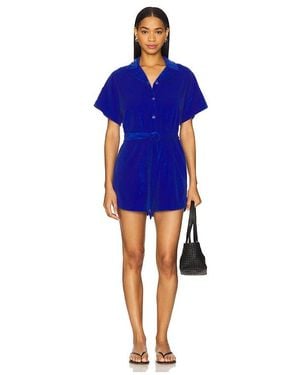Sundry Loop Terry Romper En Color Azul Talla (También En M, S, Xs)