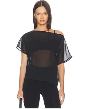 SNDY'S Karmi Sheer Top - Black