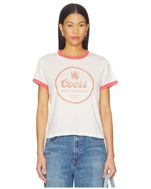 The Laundry Room Kultiges Ringershirt Coors Fine Banquet Beer - Weiß