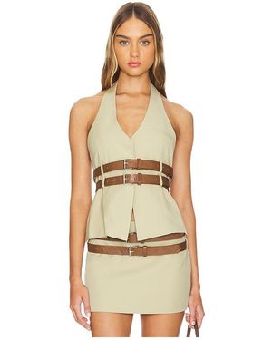 Lioness Ethereal Buckle Top - Natural