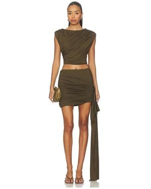 superdown Jhazala Skirt Set - Green