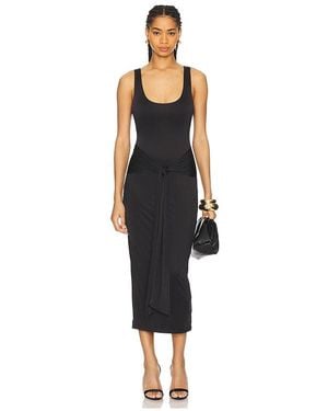 GOOD AMERICAN Midi-Kleid - Schwarz