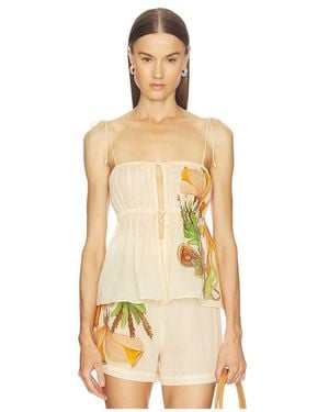 Ulla Johnson Tallulah Coverup Top - Natural