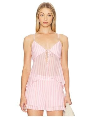 Lovers + Friends Sabrina Top - Pink