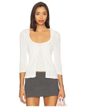 MAJORELLE Romily Cardigan - White