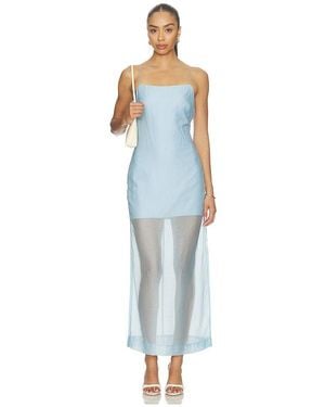 Amanda Uprichard Jenny Midi Dress - Blue
