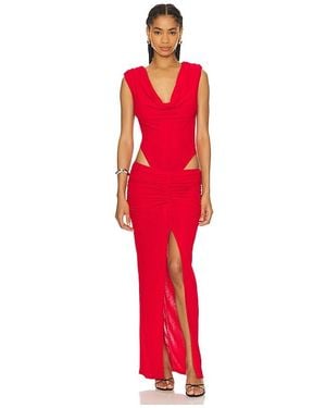 Camila Coelho Kleid Caminho - Rot