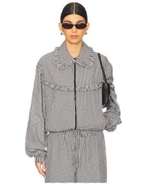 Tanner Fletcher Trainingsjacke Archie Ruffle Trim - Grau