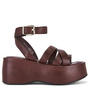 Free People Hazel プラットフォームサンダル - ブラウン
