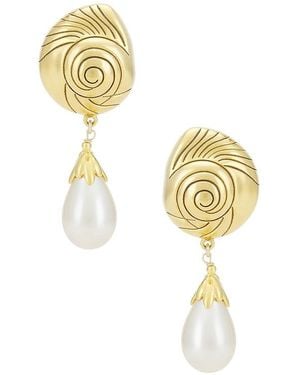 Brinker & Eliza Golden Ticket Earrings - Metallic