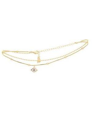 Lovers + Friends Pulsera Rosalie En Color Oro Metálico Talla - Negro