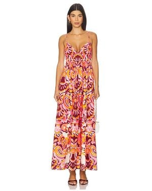 Cara Cara Maxikleid Rue - Rot