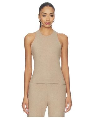 Leset Lauren High Neck Tank - Natural