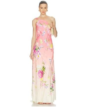 Hemant & Nandita Vestido Dress En Color Rosado Talla (También En S, Xxs, Xs, M, Xl, Xxl) - Multicolor