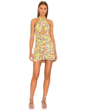 AFRM Izzy Mini Dress - Yellow