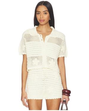 Callaghan Patrick Polo Top - White