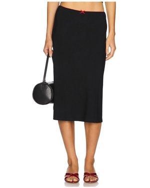 RAT BOI Tencel Slip Skirt - Black