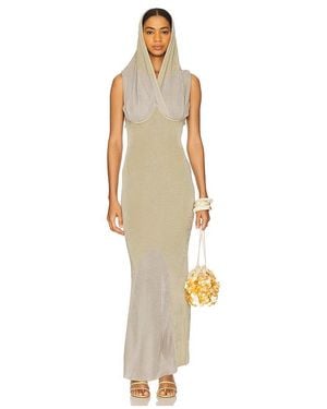 Isa Boulder Maxikleid Lowhood - Mehrfarbig