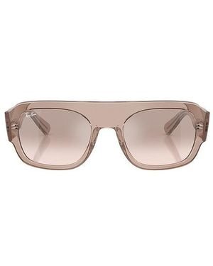 Ray-Ban Translucent Shield Sunglasses - Purple