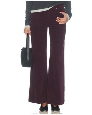AG Jeans Jeans Pierna Ancha Saige En Color Burgundy Talla (También En 24, 25, 26, 27, 28, 29, 30) - Morado