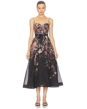 Zimmermann Valiant Corset Picnic Dress - White