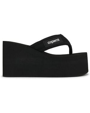 Coperni Wedge Sandal - Black