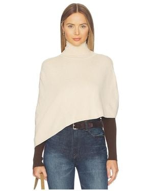 ALL THE WAYS Sophie Poncho En Color Crema Talla (También En M, S, Xs) - Azul