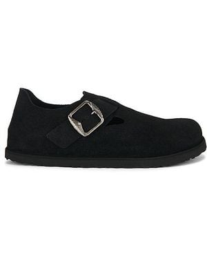 Birkenstock London Suede 1774 Clog - Black