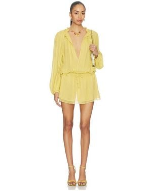 Tularosa Gianna Mini Dress - Yellow