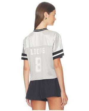 Lioness Lions Jersey En Color Plateado Metálico Talla (También En Xxs, Xs, S, M, Xl) - Blanco
