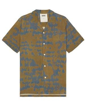 Oas Highland Viscose Shirt - グリーン