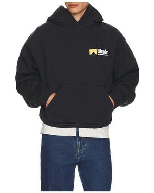 Rhude パーカー - ブルー