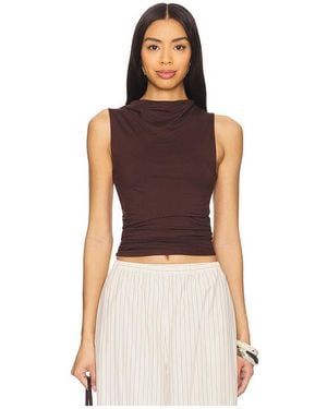 ALL THE WAYS Beatrice Top - Brown