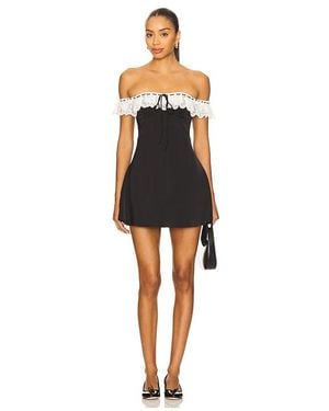 MORE TO COME Junia Mini Dress - Black