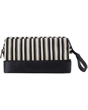 BEIS TROUSSE DE TOILETTE THE SUMMER STRIPE - Noir