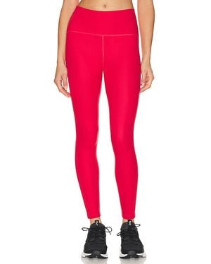 Beyond Yoga Powerbeyond Strive High Waisted Midi Legging - Red