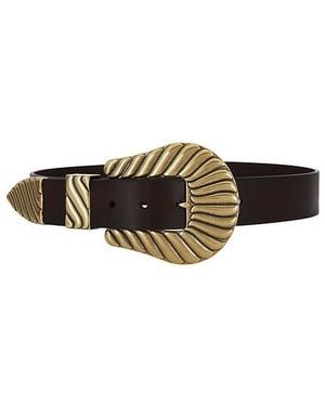 The Great Accesorios The Big Buckle En Color Chocolate Talla (También En M) - Multicolor