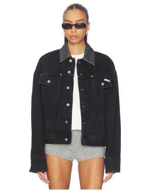Calvin Klein 80S Icon Trucker Jacket - Blue