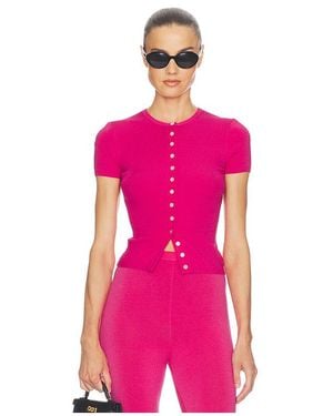 Helsa Beckette Knit Cardi - Pink