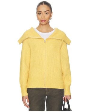 Elodie the Label Pullover Mit Reissverschluss Leigh - Gelb