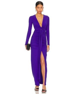 Susana Monaco Tie Front Dress - Purple