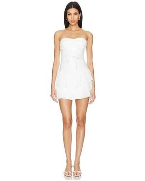 MORE TO COME Raquell Mini Dress - White