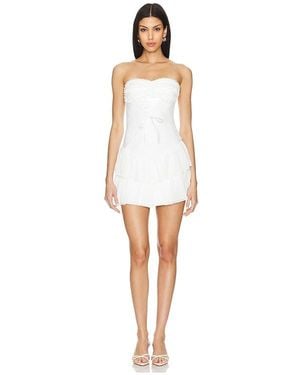 MORE TO COME Raquell Mini Dress - White