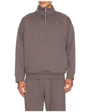 On Shoes Club Collective 1/4 Zip - Brown