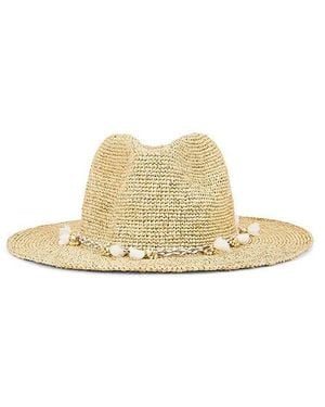 Flora Bella Taylor Hand Crochet Raffia Sunhat Metallic Cord And Tassel - White
