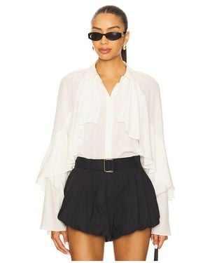 Veronica Beard Demaris Blouse - White