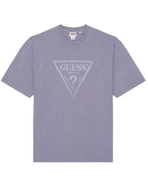 Guess Vintage Triangle Tee - Purple
