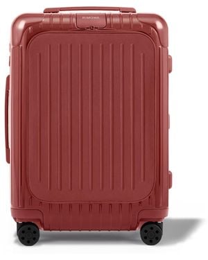 RIMOWA Essential Sleeve Cabin Carry-on Suitcase - Red