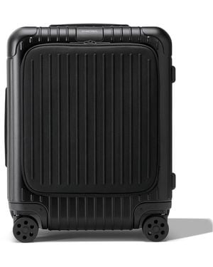 RIMOWA (リモワ) エッセンシャル スリーブ キャビン プラス スーツケース - ブラック